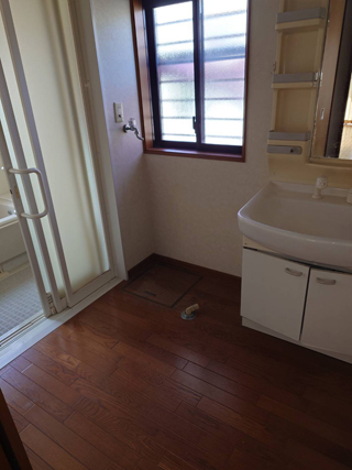 洗面のアフター