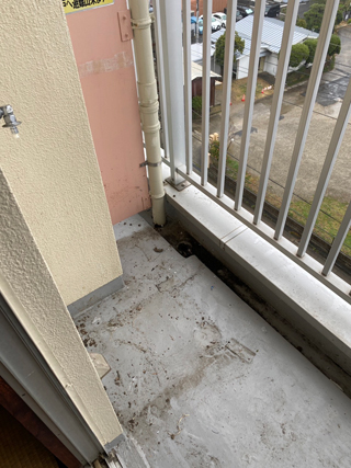 ベランダのアフター