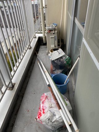 ベランダのビフォア