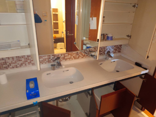 洗面のビフォア