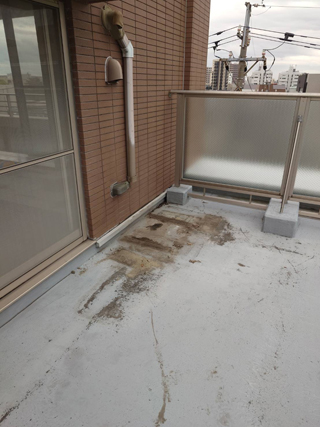 ベランダのアフター