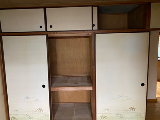 部屋４押し入れのアフター