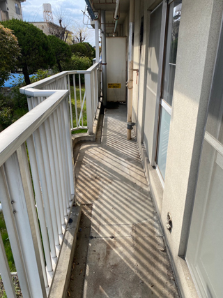 ベランダのアフター