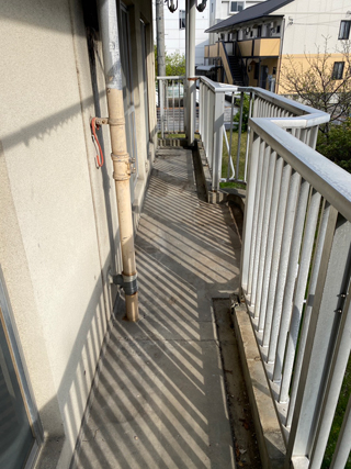 ベランダのアフター