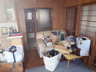 リビングのビフォア