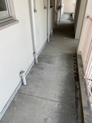 住宅廊下のアフター