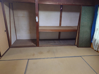 部屋２押し入れのアフター