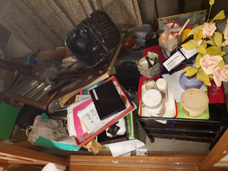 縁側の床のビフォア