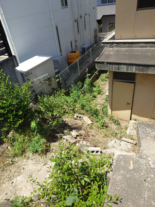 家の外周のアフター