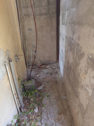 勝手口前のアフター