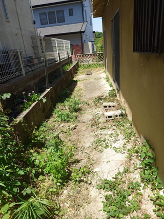 勝手口前のアフター