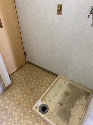 洗濯機置き場のアフター