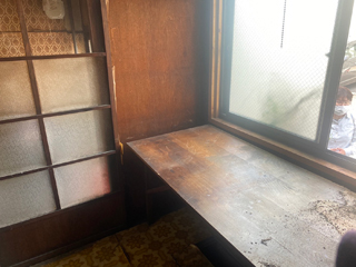 ミシン作業場のアフター