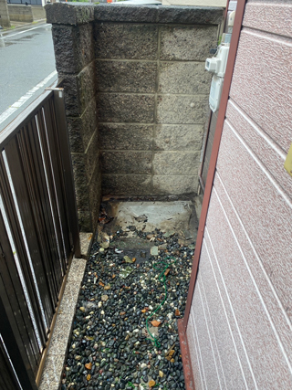 裏庭倉庫のアフター