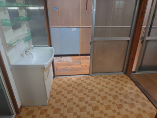 洗面所のアフター