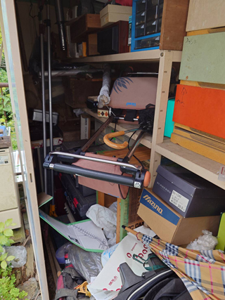 倉庫のビフォア