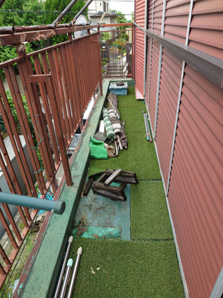 ベランダのビフォア