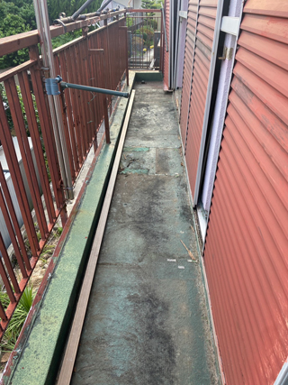 ベランダのアフター