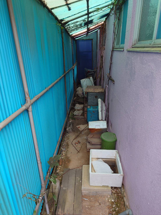 家裏のビフォア