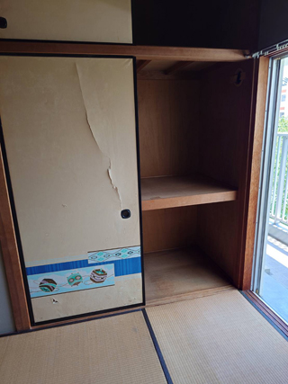 部屋2押し入れのアフター