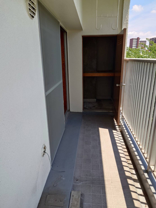 ベランダとベランダ収納のアフター