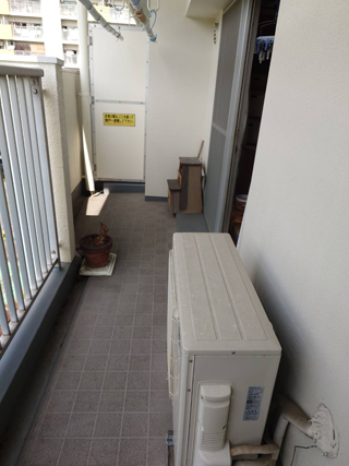 べランダのビフォア