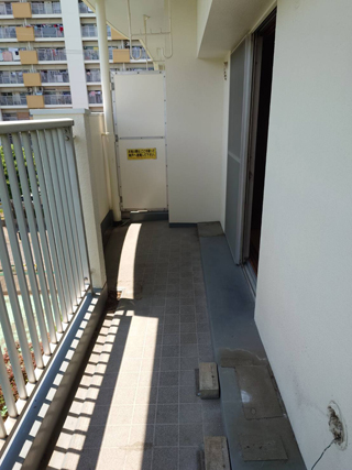 べランダのアフター