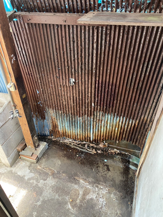 旧台所のアフター