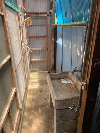 旧台所のアフター