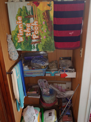 廊下収納のビフォア