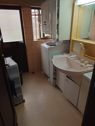 洗面のビフォア