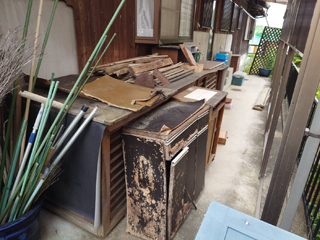 倉庫のビフォア