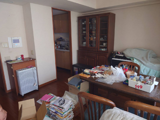 ダイニングのビフォア