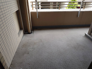 ベランダのアフター