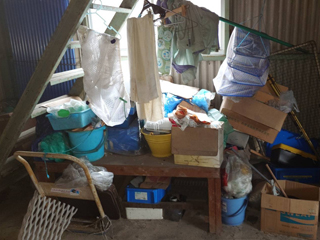 倉庫１階階段下のビフォア