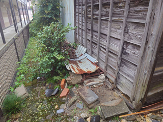 倉庫裏のアフター