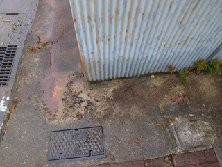 借家１入口のアフター