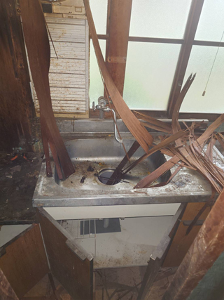 家１台所のビフォア