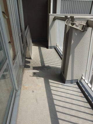 ベランダのアフター