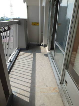 ベランダのアフター