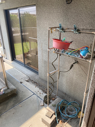 ベランダのアフター