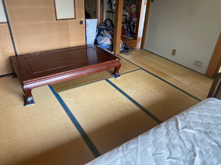 部屋のアフター