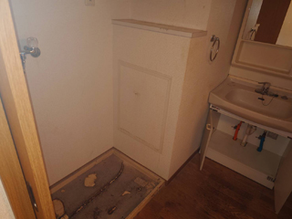 洗濯機置き場のアフター