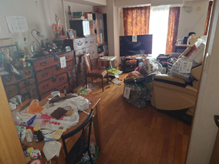 リビングのビフォア