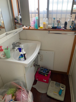 洗面のビフォア