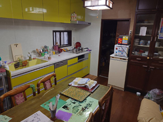 ダイニングのビフォア