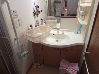 洗面のビフォア