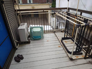 ベランダのビフォア