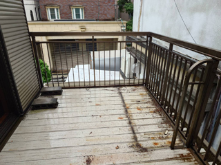 ベランダのアフター