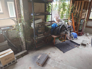 車庫のビフォア